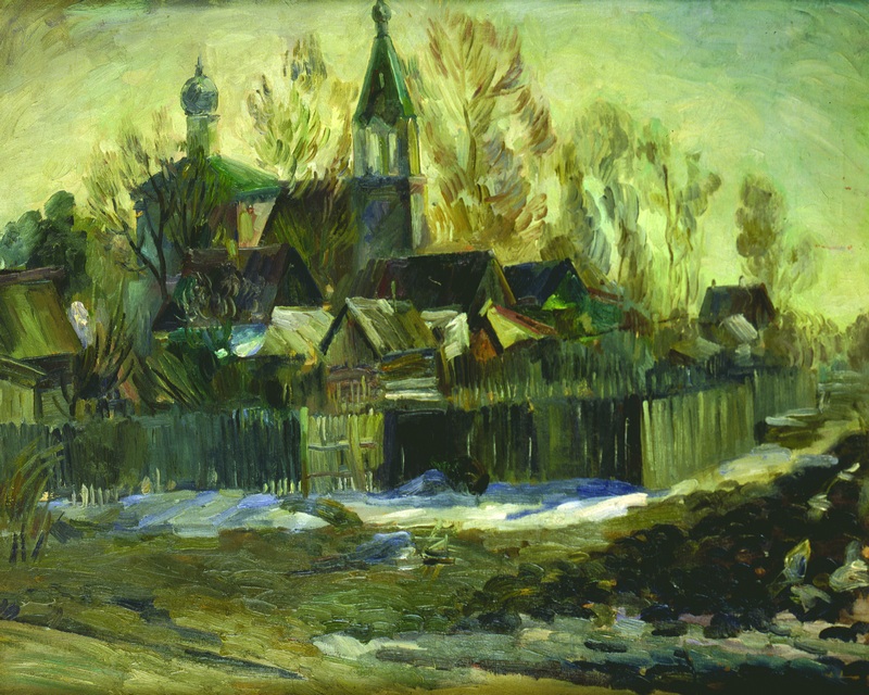 «Село Власово», 1998 г., холст, ...